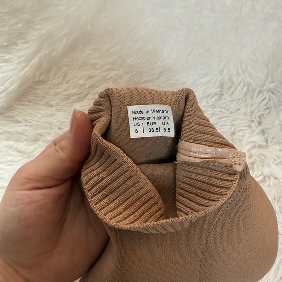 Aldo Chic Brown Heeled Boots - Picture 4 of 6